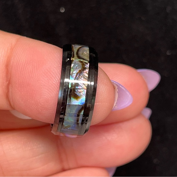 Men’s/unisex titanium ring-wide band style NEW-camouflage - Picture 1 of 8